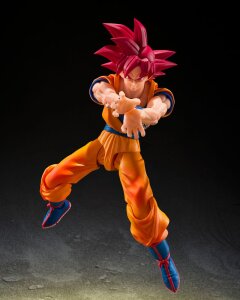 Dragon Ball Super S.H.Figuarts Actionfigur Super Saiyan God Son Guko (God Aura) 15 cm