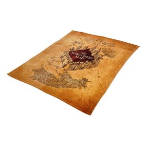 Harry Potter Kuschelige Fleecedecke Marauder´s Map...