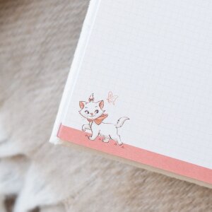 Aristocats Premium Plüsch Notizbuch A5 Bonjour Marie