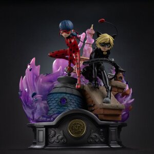Miraculous Deluxe Art Scale Statue 1/10 Lady Bug and Cat...