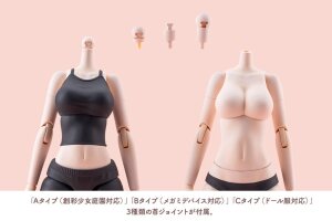 Sousai Shojo Teien Zubehör Set für Actionfiguren Dress Up Body Color C Ver. L