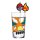Pokemon Glas Tumbler mit Trinkhalmen Glurak 480 ml