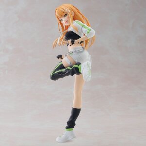 The Idolm@ster Gakuen Espresto PVC Statue Sumika Shiun Accent green ver. 22 cm