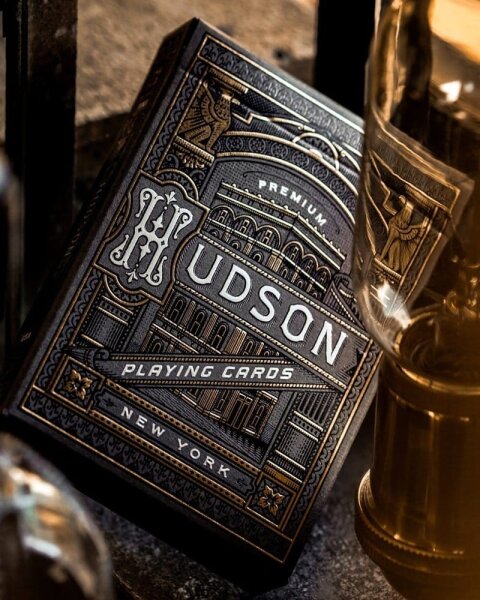Theory 11 Spielkarten Hudson schwarz