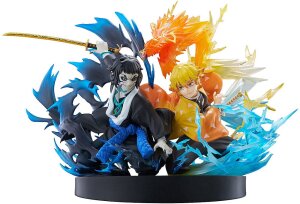 Demon Slayer PVC Statue Zenitsu Agatsuma & Kaigaku 15 cm