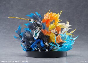 Demon Slayer PVC Statue Zenitsu Agatsuma & Kaigaku 15 cm