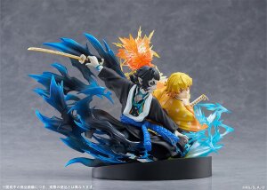 Demon Slayer PVC Statue Zenitsu Agatsuma & Kaigaku 15 cm