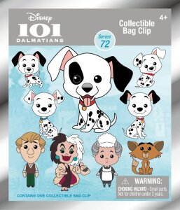 101 Dalmatiner 3D PVC-Taschenanhänger Serie 72...