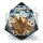 CritStones Liquid Core Würfel D20 King Midas 5 cm