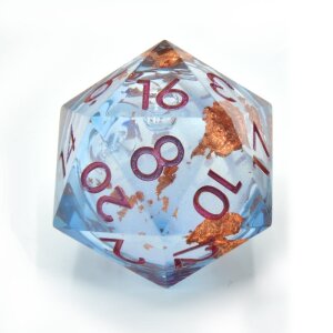 CritStones Liquid Core Würfel D20 Seraphic Reverie 3 cm