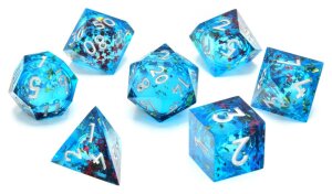 CritStones Liquid Core Würfel Set Mermaids Maelstrom...