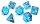 CritStones Liquid Core Würfel Set Mermaids Maelstrom (7)