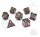 CritStones Metal Würfel Set Nighttime Blossom (7)
