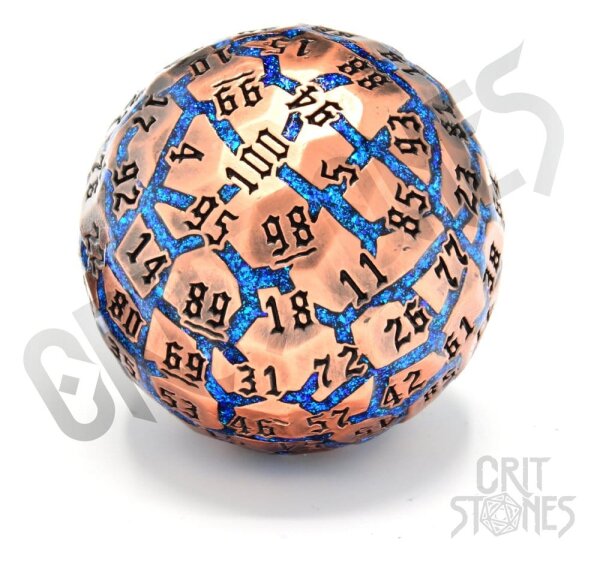 CritStones Metall Würfel D100 Hextech Orb