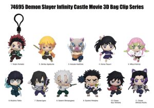 Demon Slayer 3D PVC-Taschenanhänger Infinity Castle...