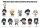 Demon Slayer 3D PVC-Taschenanhänger Infinity Castle Serie 1 Display (24)