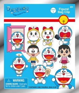Doraemon 3D PVC-Taschenanhänger Serie 1 Display (24)