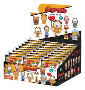 Garfield 3D PVC-Taschenanhänger Serie 1 Display (24)