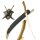 Herr der Ringe Replik 1/1 Schwertscheiden für Legolas Messer 50 cm