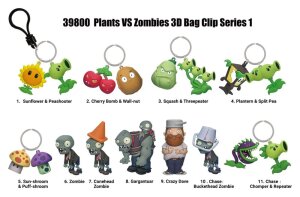 Plants vs. Zombies 3D PVC-Taschenanhänger Serie 1...