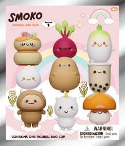 Smoko 3D PVC-Taschenanhänger Serie 1 Display (24)
