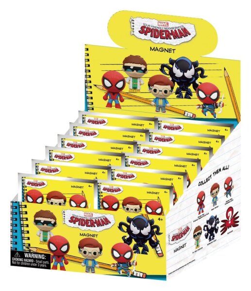 Spider-Man Magnete Blind Pack Display (12)