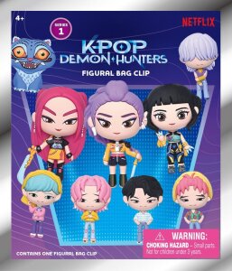 K-Pop Demon Hunter 3D PVC-Taschenanhänger Series 1 Display (24)