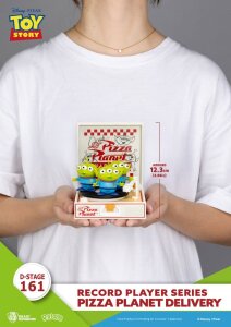 Toy Story Record Player Series PVC Figur Pizza Planet...