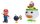 World of Nintendo Minifiguren 2er-Pack Mario and Bowser Jr. Clown Car 6 cm