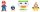 World of Nintendo Minifiguren 2er-Pack Mario and Bowser Jr. Clown Car 6 cm
