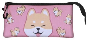 Oh My Pop! Triple Federmäppchen Shiba Pink