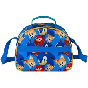Sonic - The Hedgehog 3D Lunch Box Brotzeittasche SEGA Go Blue