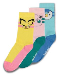 Pokemon Socken 3er-Pack Crew 35-38