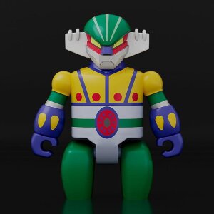 Steel Jeeg Brickroid Actionfiguren 2er-Pack Steel Jeeg:...