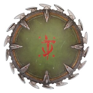 Doom: The Dark Ages Wand-Skulptur Shield Saw 25 x 25 cm