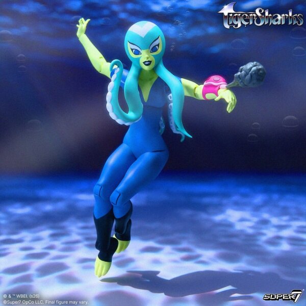 TigerSharks Ultimates Wave 01 Actionfigur Octavia (Hybrid) 18 cm