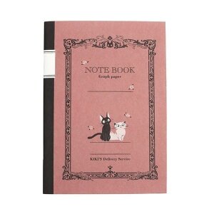 Kikis kleiner Lieferservice Retro Notizbuch Jiji Red