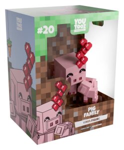 Minecraft Vinyl Figur Pig Family 8 cm