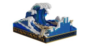 Pantasy Original Bauset The Great Wave Of Kanagawa