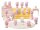 Esther Bunny Blind Box Minifiguren Little Vlog Bunny Face Series 6 cm Display (6)