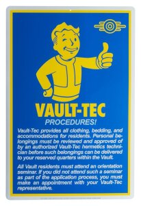 Fallout Me­tall­schild Procedures