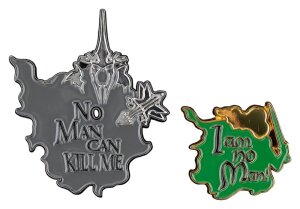 Herr der Ringe Ansteck-Pin Doppelpack No Man can Kill Me...