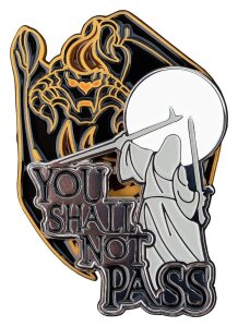 Herr der Ringe Ansteck-Pin Doppelpack You Shall Not Pass...