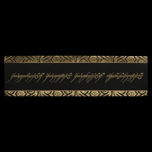 Herr der Ringe Leder Lesezeichen The One Ring Inscription