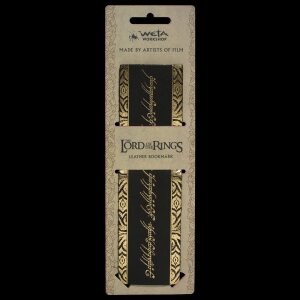 Herr der Ringe Leder Lesezeichen The One Ring Inscription