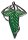 Herr der Ringe Magnet Elven Leaf (Enamel) 4 cm