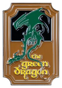 Herr der Ringe Magnet The Green Dragon (Enamel) 7 cm