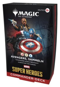 Magic the Gathering Marvel Super Heroes Commander Decks Umkarton (4) deutsch