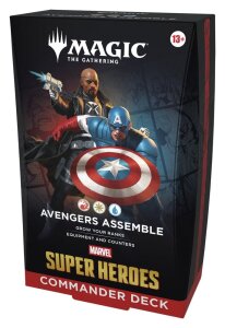 Magic the Gathering Marvel Super Heroes Commander Decks Umkarton (4) englisch
