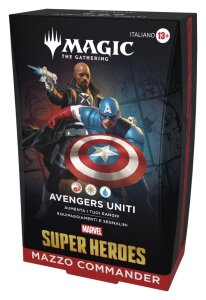 Magic the Gathering Marvel Super Heroes Commander Decks Umkarton (4) italienisch